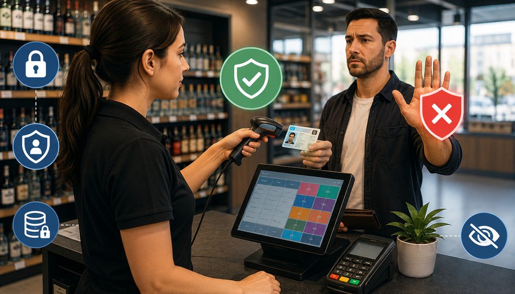 ID scanner privacy and sale refusal at retail POS checkout